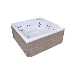 Spa acrylique rigide NetSpa Square – Jusqu'à 5 places